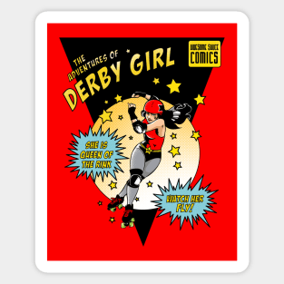 Adventures of Derby Girl Sticker